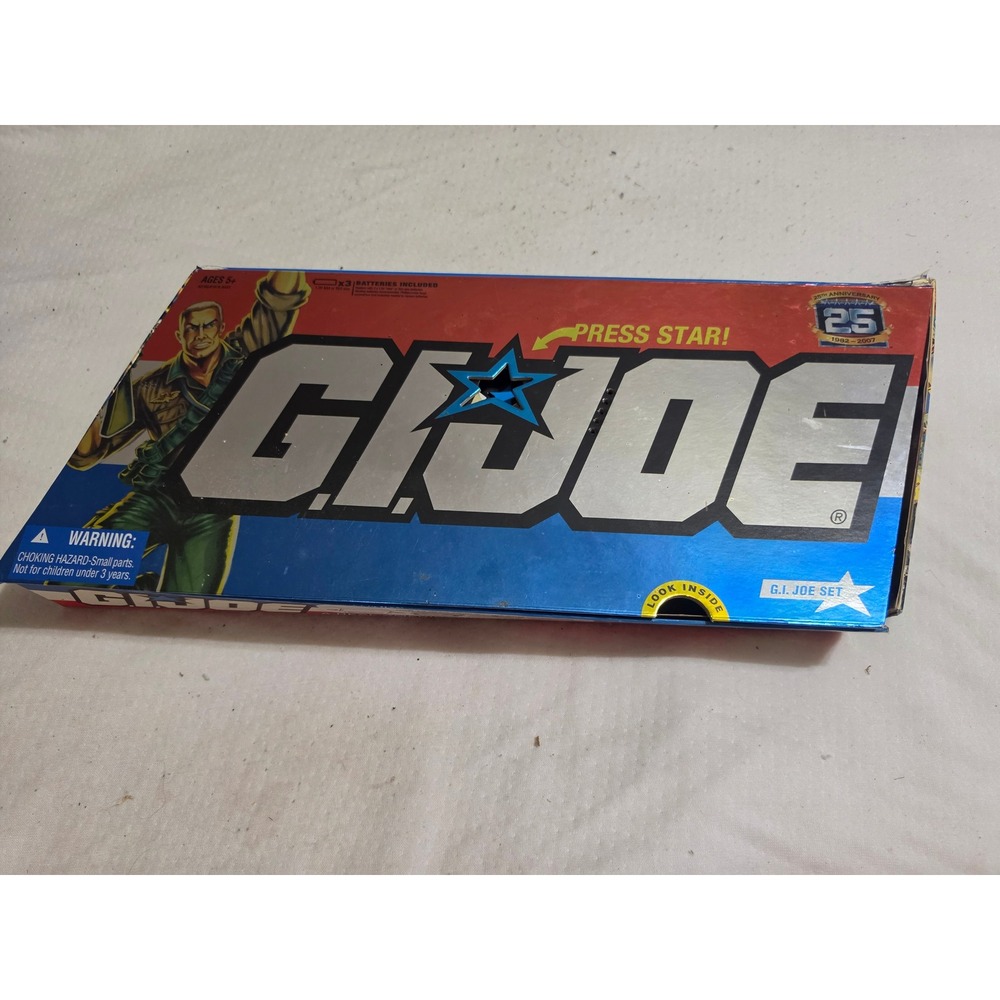 GI Joe 25th Anniversary 5 Figure Set Duke Snake Eyes Scarlett Roadblock‎ Gung Ho